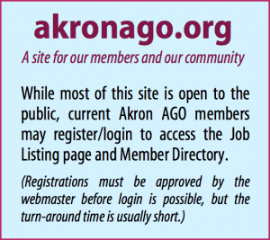 akronago.org—A site for our members and our community